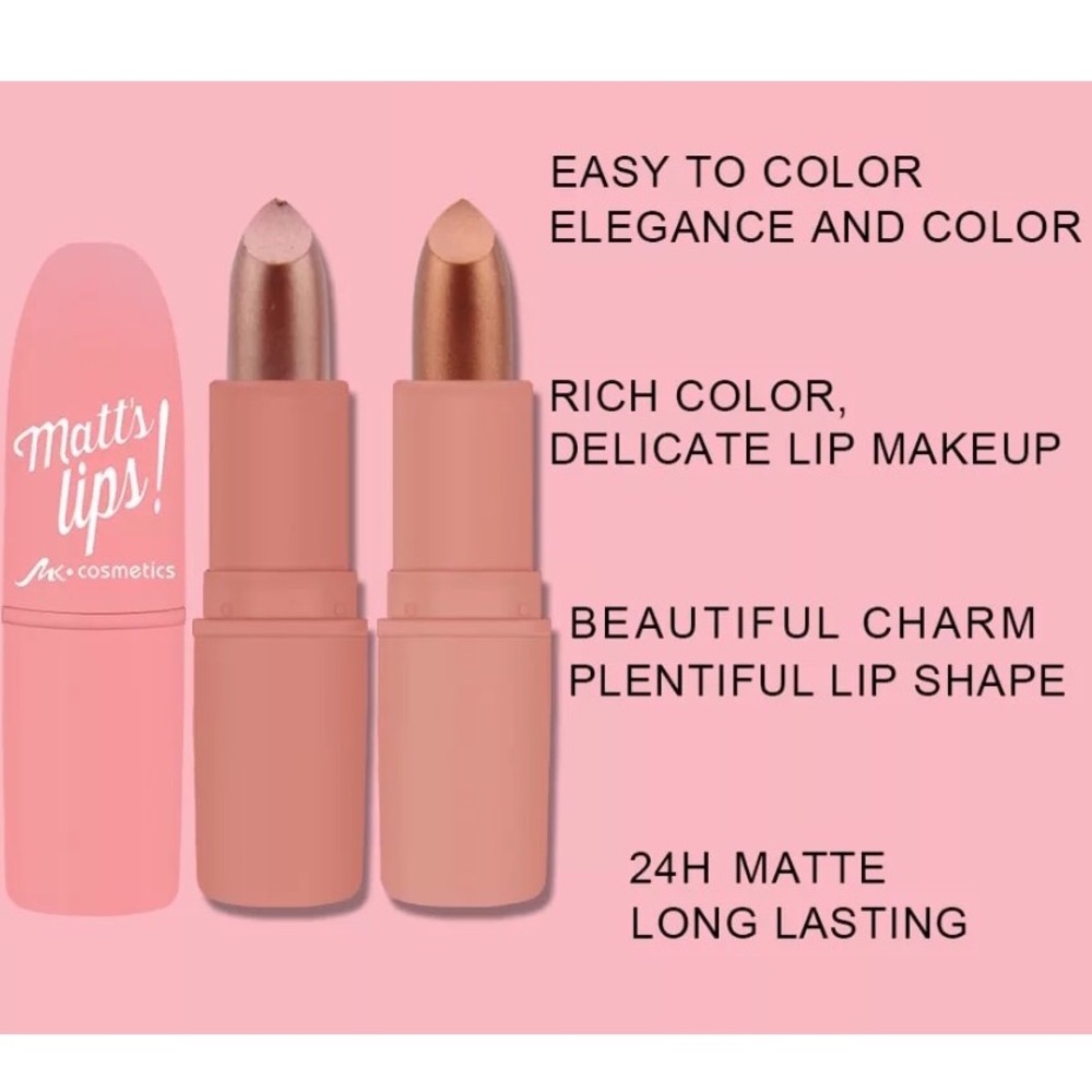 NEW #01 "Barbie Pink" Creamy Lasting Lipstick - Picture 3 of 10